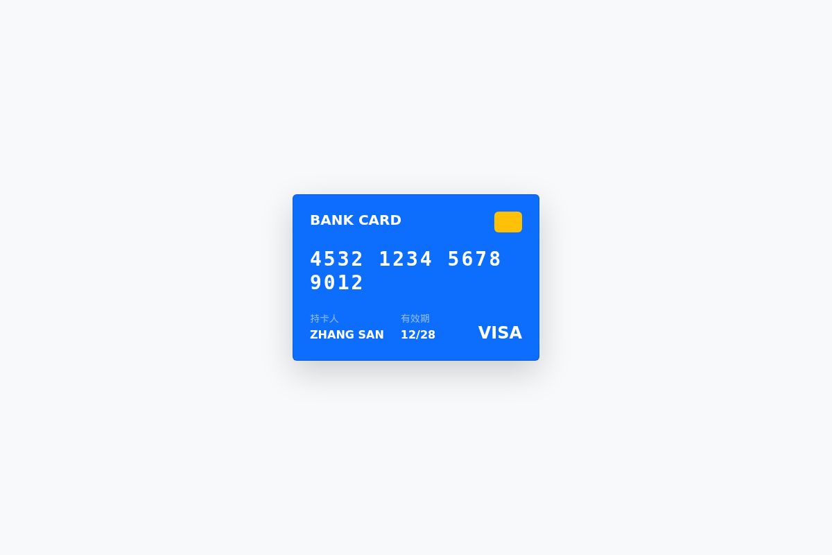 Bank Card