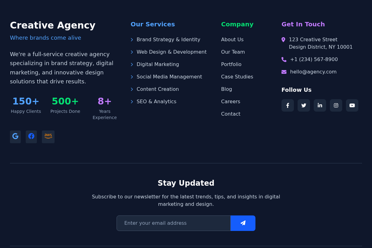 Agency Footer