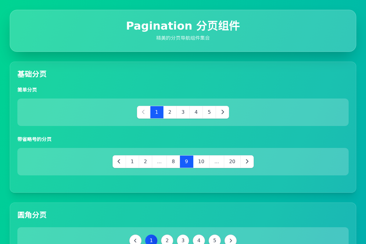 Pagination Components