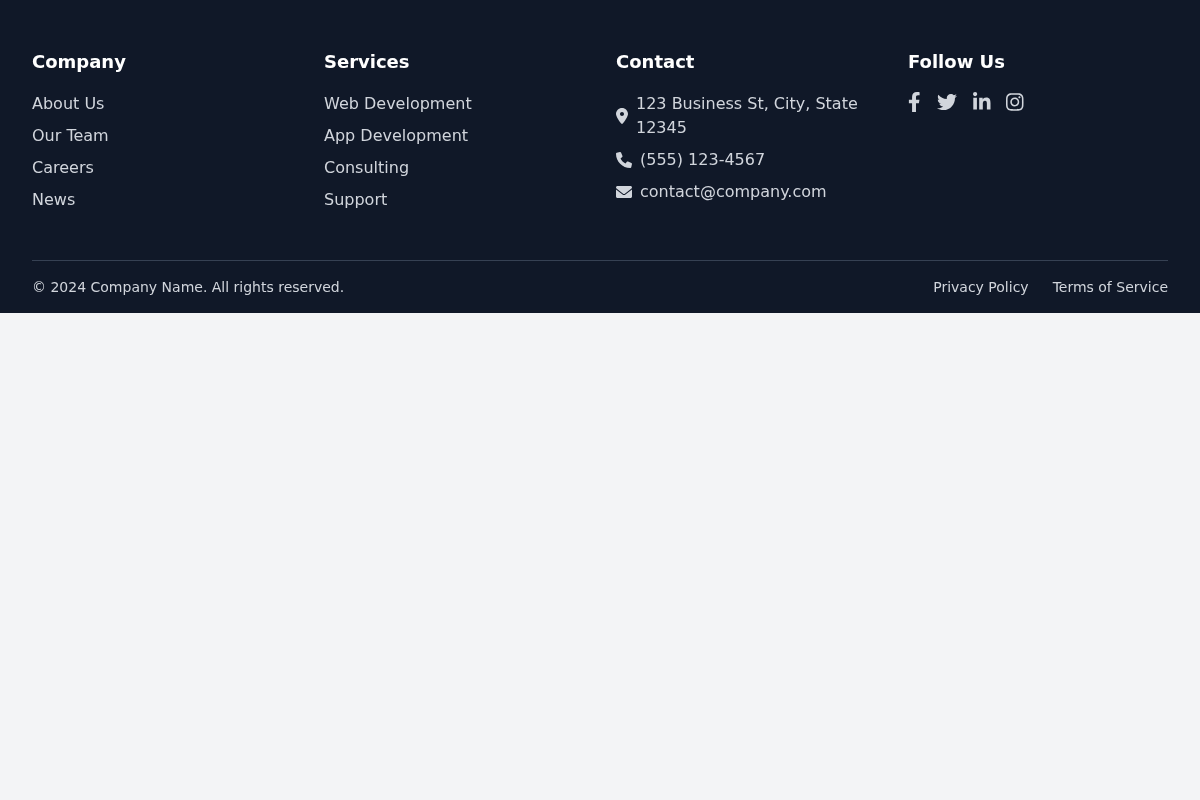 Corporate Footer